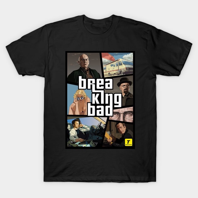 Breaking Bad GTA edition T-Shirt by Pliax Lab